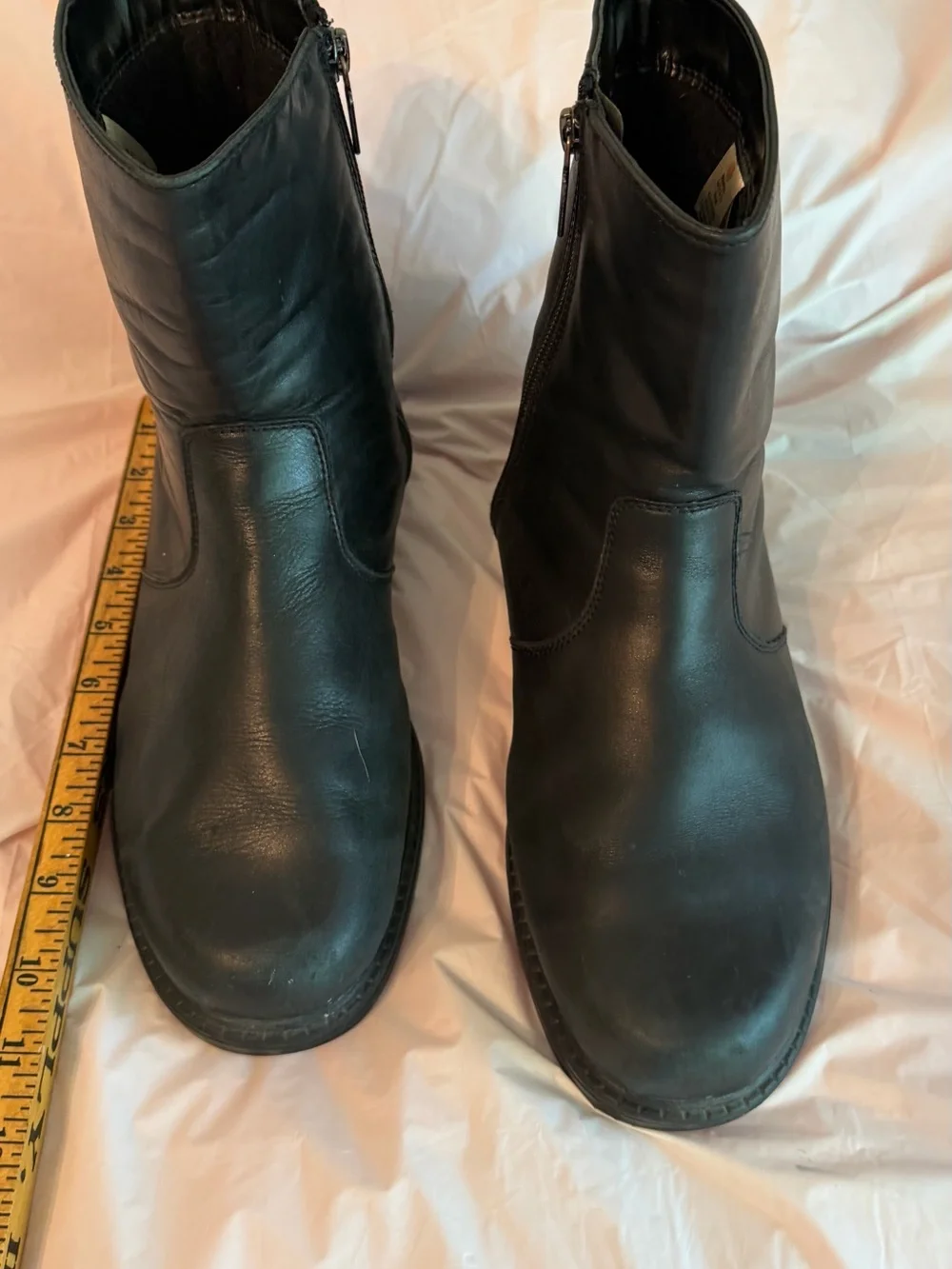 Men’s Blondo Black Leather Biker Slip-On Boots size 9.5